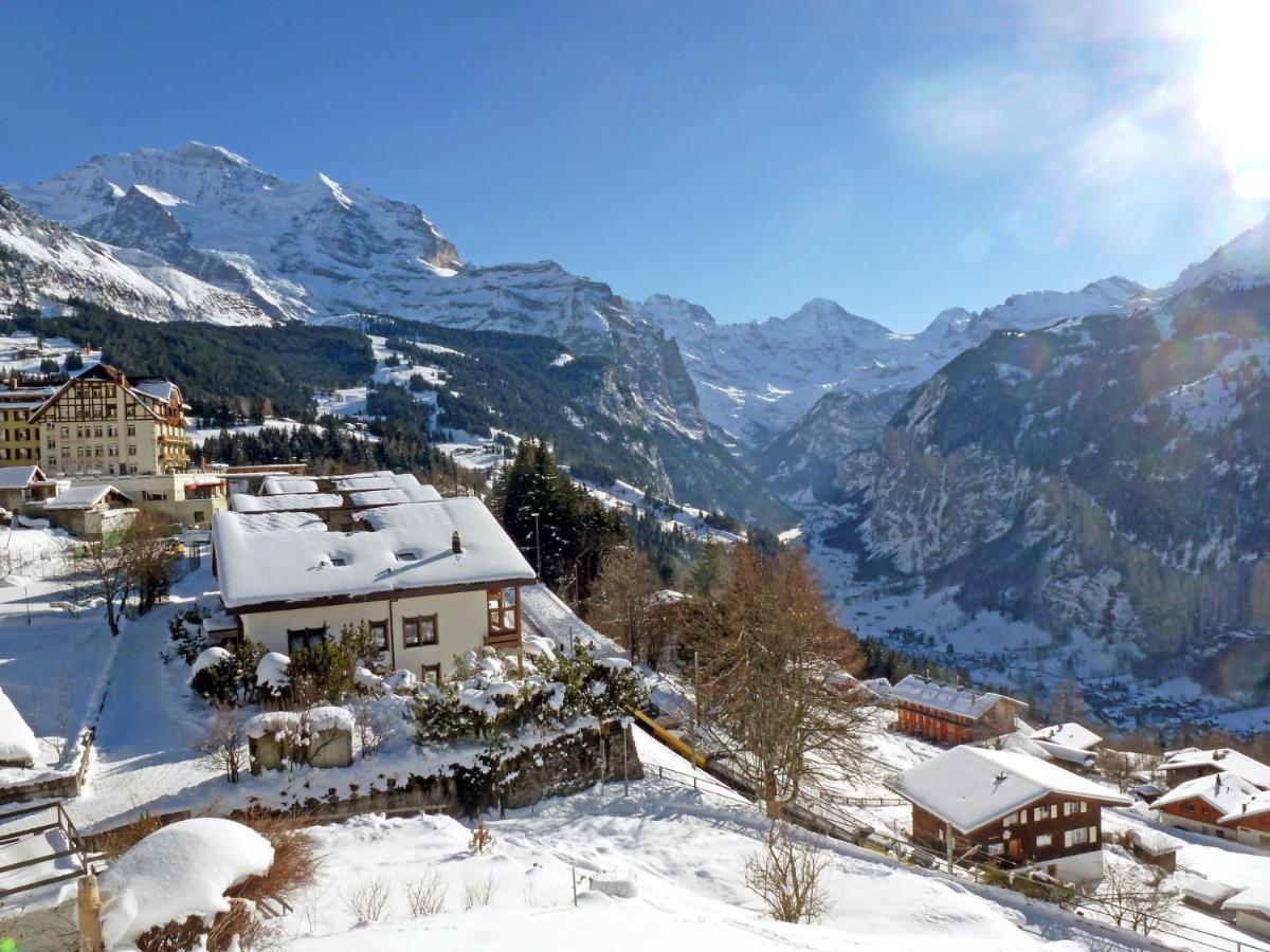 Apartment Plein Soleil Wengen Exterior foto
